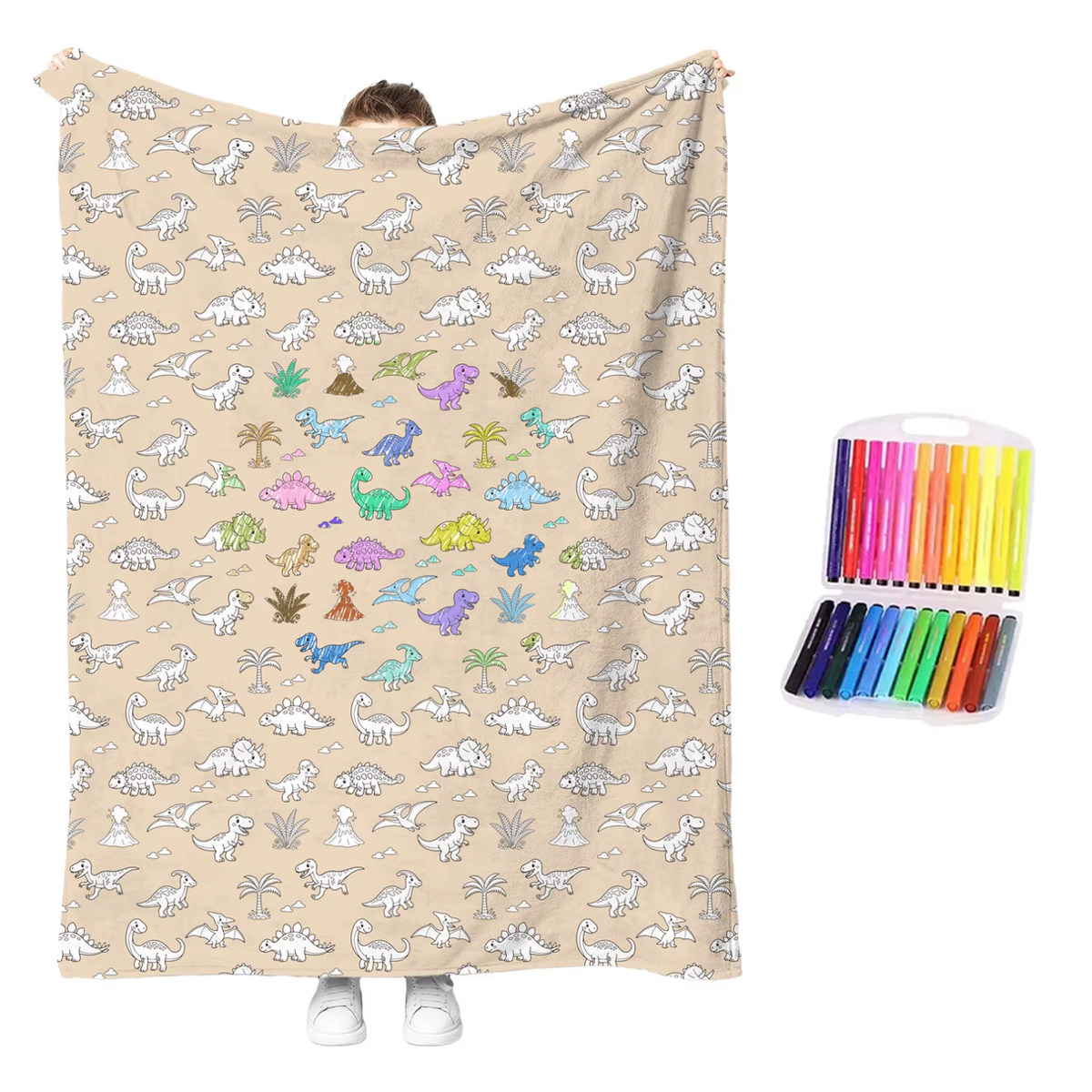 ColourDoodle™ - DIY Coloring Blanket 60x40"
