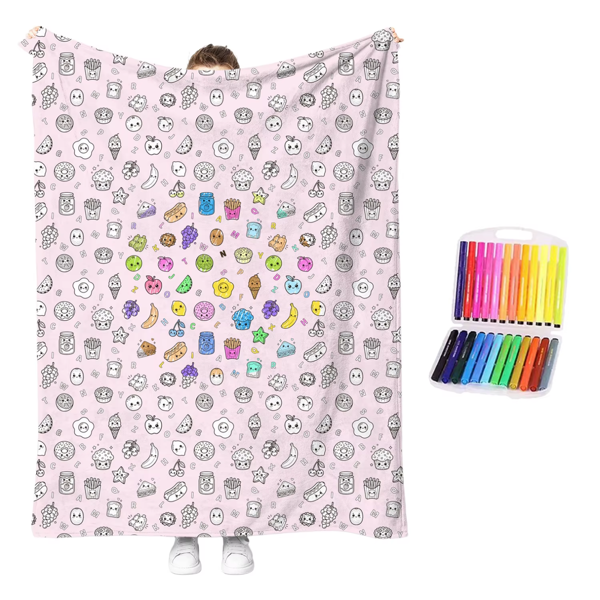 ColourDoodle™ - DIY Coloring Blanket 60x40"